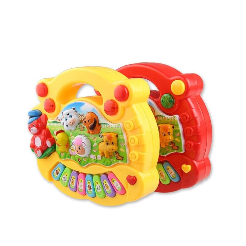 Piano musical de granja de animales para bebés
