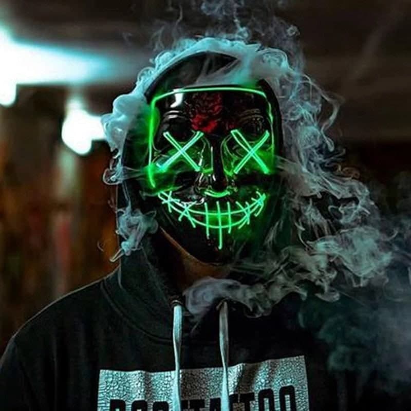 PURGA de Halloween LED con Control Remoto