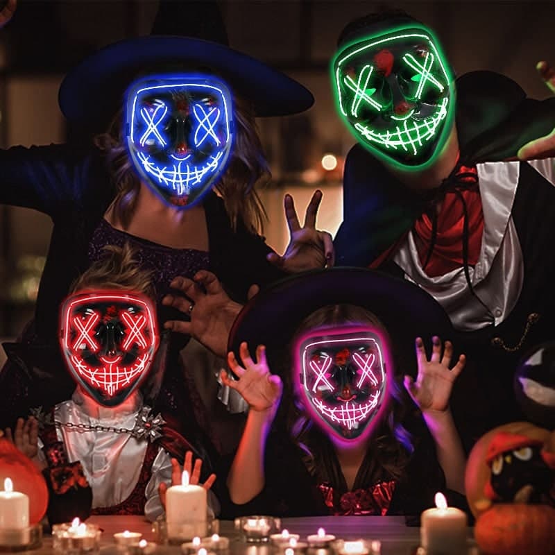 PURGA de Halloween LED con Control Remoto