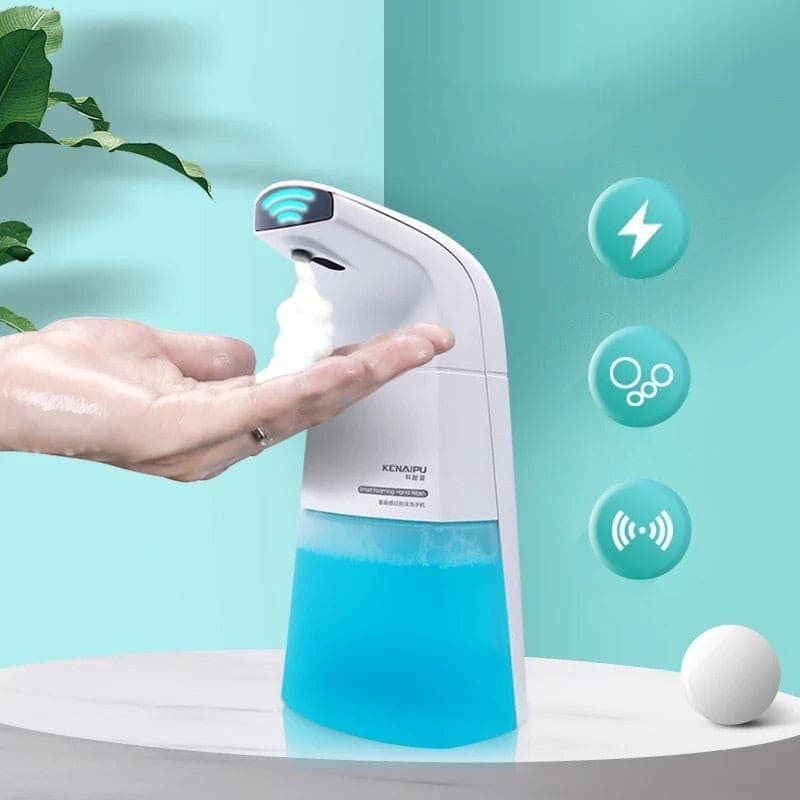 DISPENSADOR AUTOMATICO DE JABON RECARGABLE