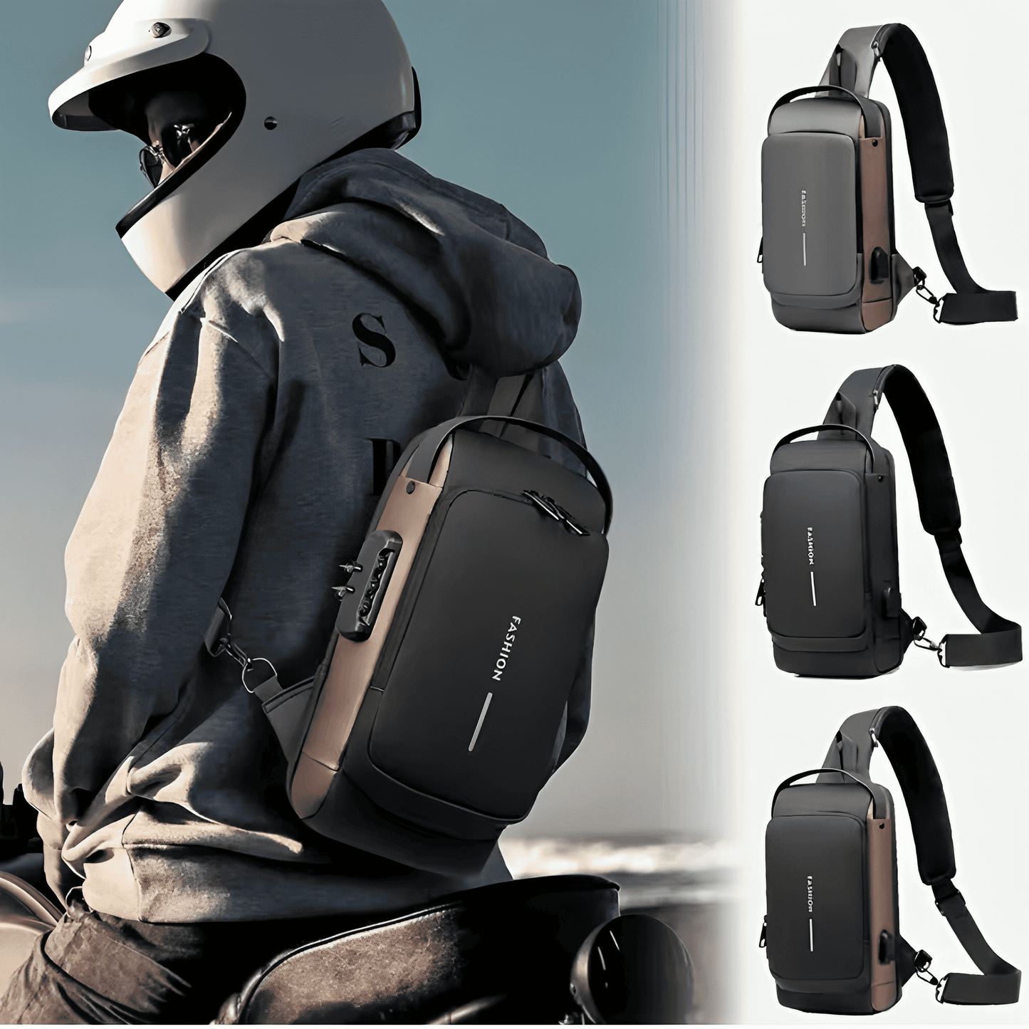 BOLSO ANTIRROBO IMPERMEABLE.