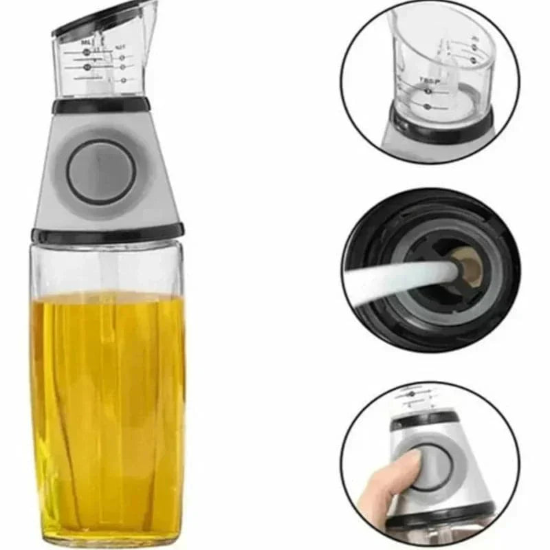 Dispensador dosificador con medidor de aceite y vinagre