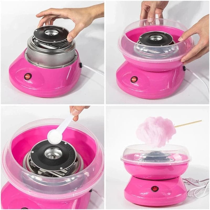 Maquina para hacer algodón de azúcar casero