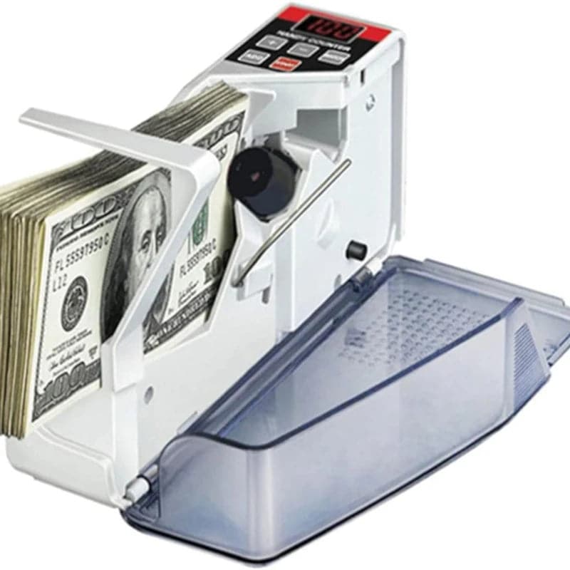 Mini máquina de contador de dinero portátil