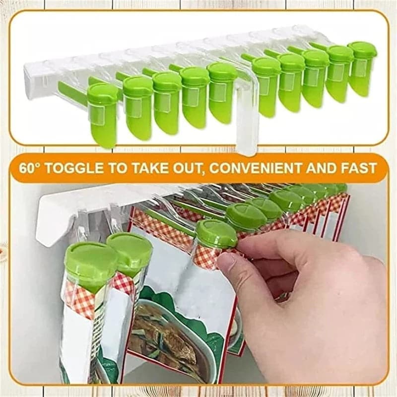 Organizador de condimentos y especias para 10 bolsas
