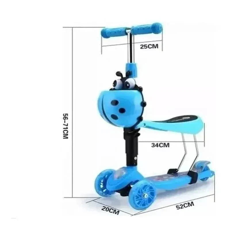 Patineta 3 en 1