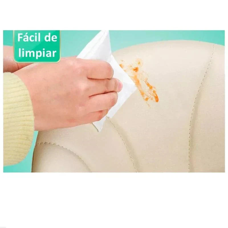 Silla comedor para bebe multifuncional acolchada y plegable