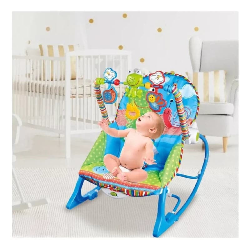 Silla mecedora vibradora musical antirreflujo para bebes
