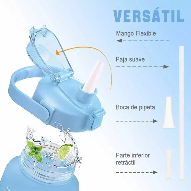 Termo trio 2 litros, 900ml y 300 ml