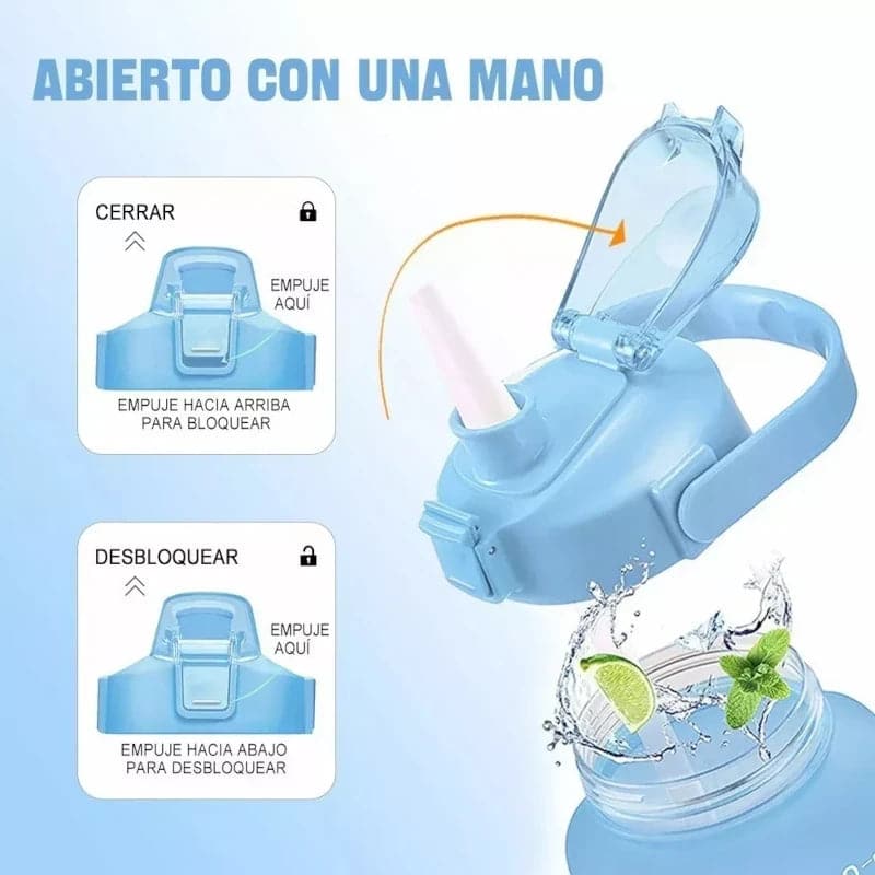 Termo trio 2 litros, 900ml y 300 ml