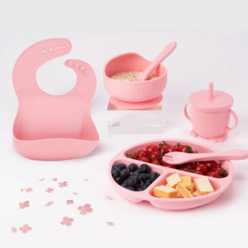 Vajilla en silicona para bebes