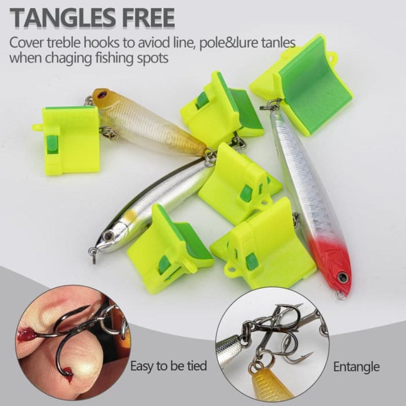 Protector de anzuelos de pesca Tapa de anzuelo triple