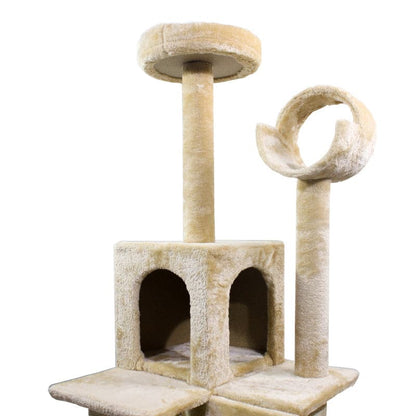 Rascador Para Gatos 4 niveles Con Torre Y Túnel