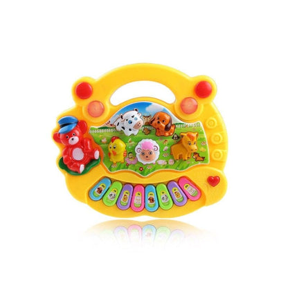 Piano musical de granja de animales para bebés