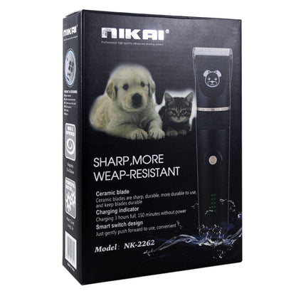 Máquina Inalámbrica Para Corte De Cabello Para Mascotas Resistente Al Agua