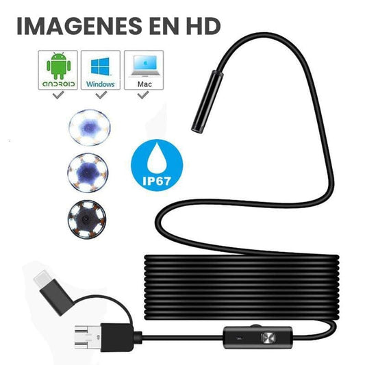 Cámara Endoscopio Para Celular Y Pc Usb