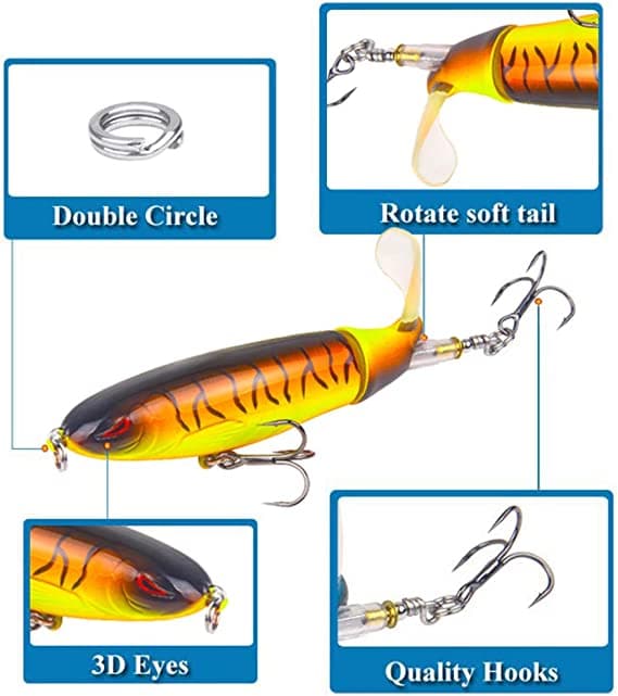 Pack de 2 Peces Anzuelo de Pesca