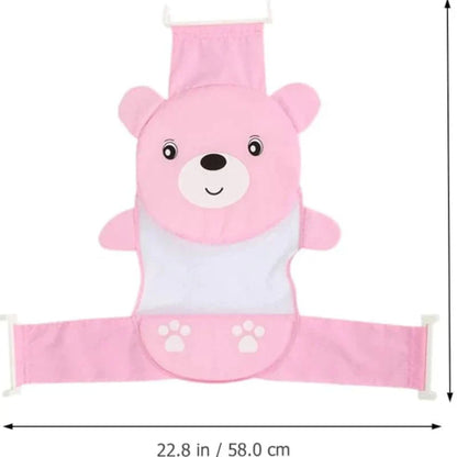 Cojin con malla acolchada ergonómica para tina bañera de bebe