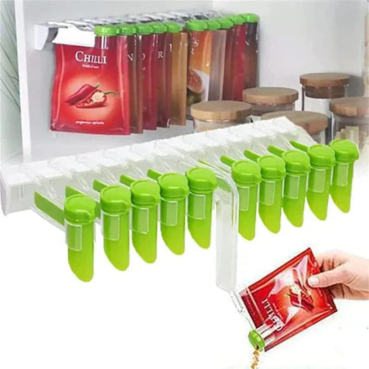 Organizador de condimentos y especias para 10 bolsas
