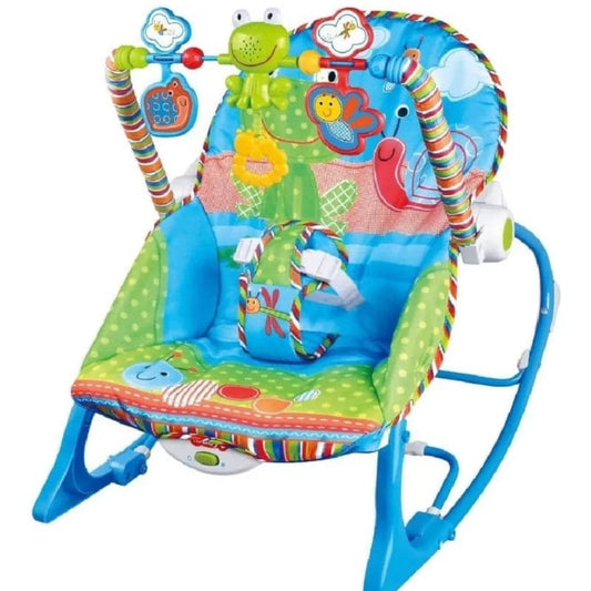 Silla mecedora vibradora musical antirreflujo para bebes