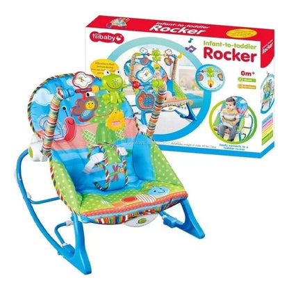 Silla mecedora vibradora musical antirreflujo para bebes