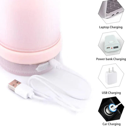 Mini licuadora portátil de 4 cuchillas